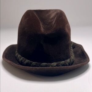 Cellini Italia Brown Felt Hat with Braided Band